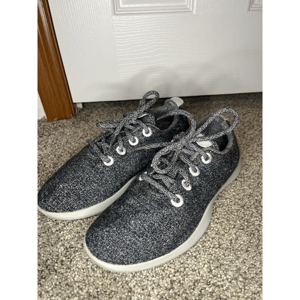Allbirds Wool Runners Natural Gray Womens Size 8 Athletic Running Shoes Sneakers